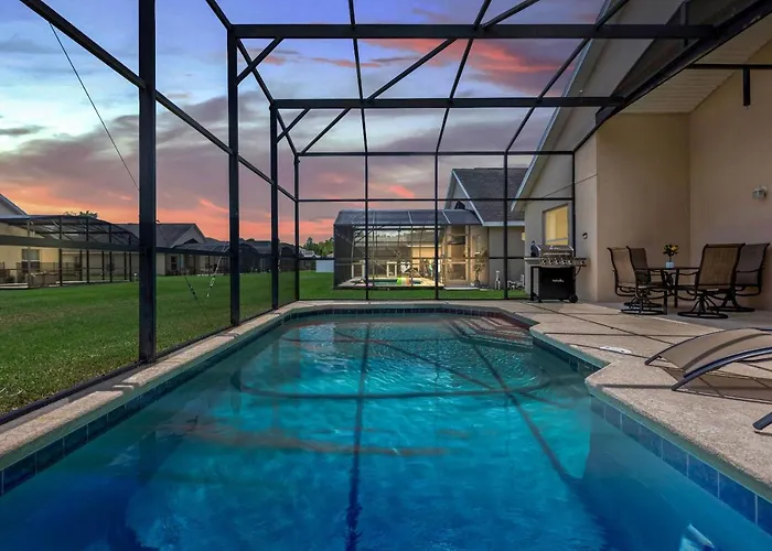 Glamorous House In Disney Area Heatable Private Pool