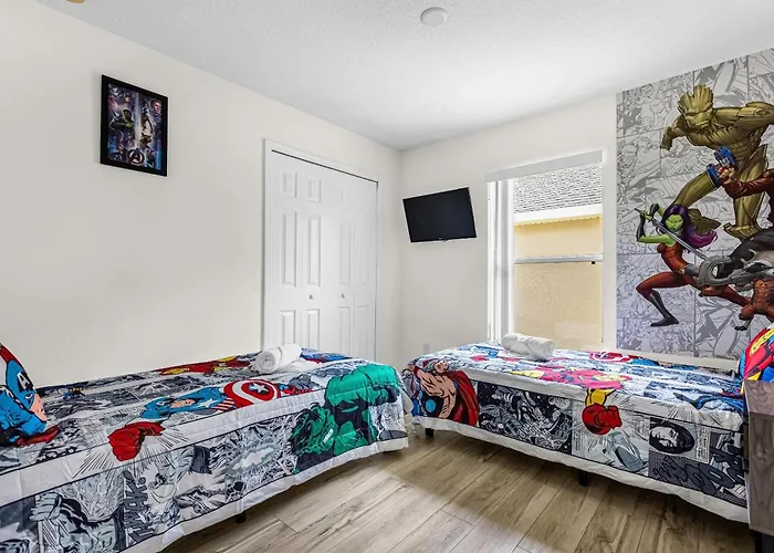Glamorous House In Disney Area Heatable Private Pool
